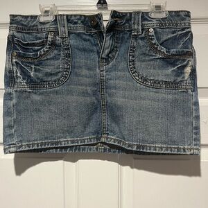 Denim Mini Skirt